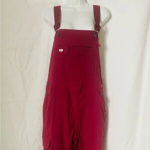 Duluth Trading Co Burgundy Overalls